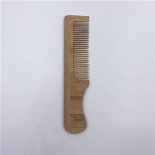 wooden comb with handle