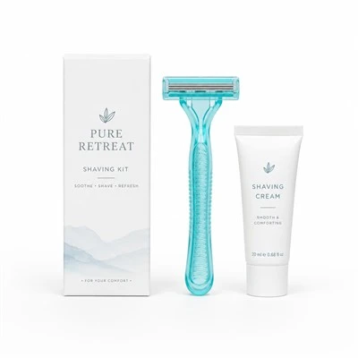Hotel Shaving Kit with Box Packing