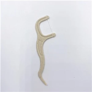 Single Packed Biodegradable Dental FLoss Picks